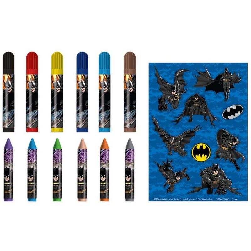 DC Comics Batman Activity Egg Craft Kit | Coloring Pages | Stickers | Markers | Crayons, 4 of 5