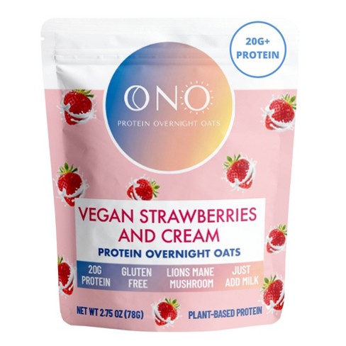 Organic Strawberry Overnight Oats