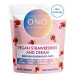Ono Protein Overnight Oats Vegan Strawberries and Cream - 2.75oz