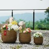 KTMBDW Plant Pots, Ceramic Planters with Drainage Holes, Flower Pots,Nursery Planting Pot for Indoor Out Door Plants - 2 of 4