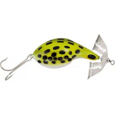 9cm Frog Fishing Lures For Bass Topwater With Weedless Hooks