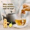 Pocas Honey Ginger Tea - Instant Powder Packets with Lemon & Ginger Honey Crystals Tea, Non-GMO/Gluten Free/Caffeine Free Tea, 20 Count (Pack of 2) - 4 of 4