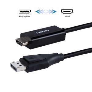 Philips 6' Display Port to HDMI Cable - Black - 1 of 4