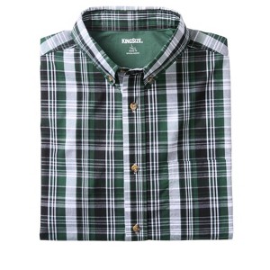 KingSize Long Sleeve Wrinkle Free Sport Shirt - 1 of 4