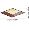 Allegra K Women's Pleated Contrast Color Block Rhombus Neck Scarf Neckerchief Bandana - 3 of 4