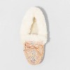 Toddler Girls' Medora Moccasin Slippers - Cat & Jack™ - image 3 of 4