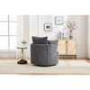 Lyngins Modern Upholstered Single Sofa Swivel Chair with Pillows/Cushion,Accent Chair for Living Room,Bedroom,Office - 4 of 4