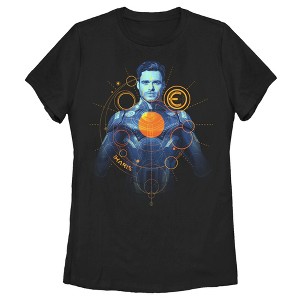 Women's Marvel Eternals Ikaris Circles T-Shirt - 1 of 4