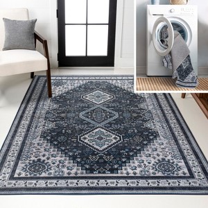 JONATHAN Y Dalyan Geometric Medallions Machine-Washable Area Rug - 1 of 4