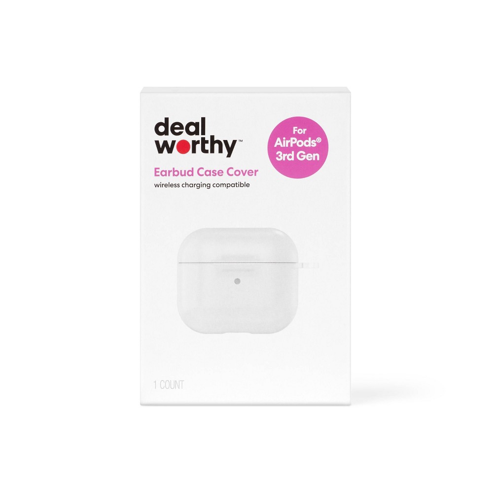 Apple AirPods (3rd Generation) 3 Case - dealworthy™ Clear