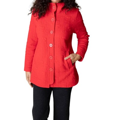 Women's Box Quilt Shirttail Jacket - habitat