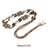 Unique Bargains Butterfly Handmade Cord Belt 1 Pc - 3 of 4