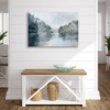 Americanflat Canvas Wall Art Featuring Blue, Grey, Green and White Tones - Gallery Wrap - Lake Landscape Wall Art - 4 of 4