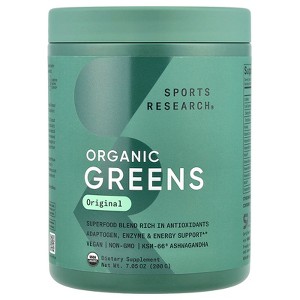 Sports Research Organic Greens, Original, 7.05 oz (200 g) - 1 of 2