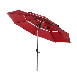 Ainfox 10FT 3 tier vented Outdoor Table Umbrella - 1 of 4