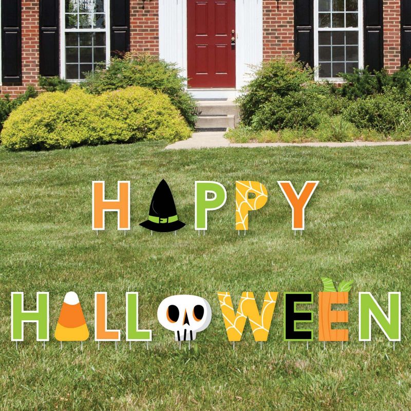 Big Dot of Happiness Jack-O'-Lantern Halloween - Yard Sign Outdoor Lawn Decorations - Kids Halloween Party Yard Signs - Happy Halloween, 1 of 8