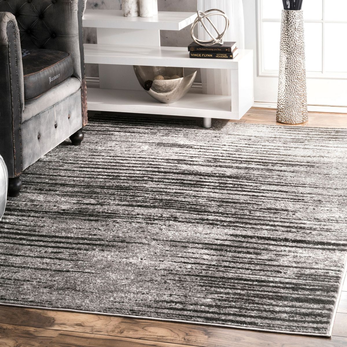Nuloom Contemporary Faded Elsa Indoor Area Rug - thumbnail 2