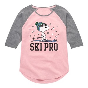 Girls' - Peanuts - Snoopy Ski Pro - 1 of 4
