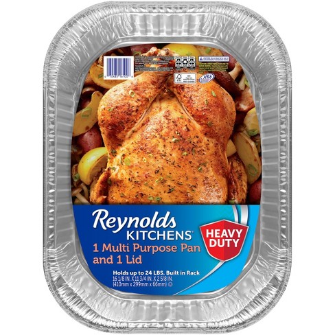 Disposable turkey roasting pan