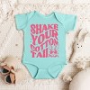 The Juniper Shop Shake Your Cotton Tail Wavy Baby Short Sleeve Bodysuit - 3 of 4