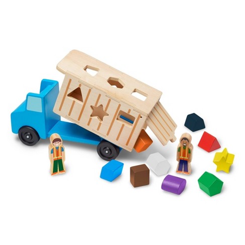  Melissa & Doug Shape Sorting Cube - Classic Wooden Toy With 12  Shapes - Kids Shape Sorter Toys For Toddlers Ages 2+ : Melissa & Doug: Toys  & Games