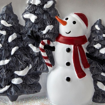 Whistler Snowman Gray Resin Toothbrush Holder
