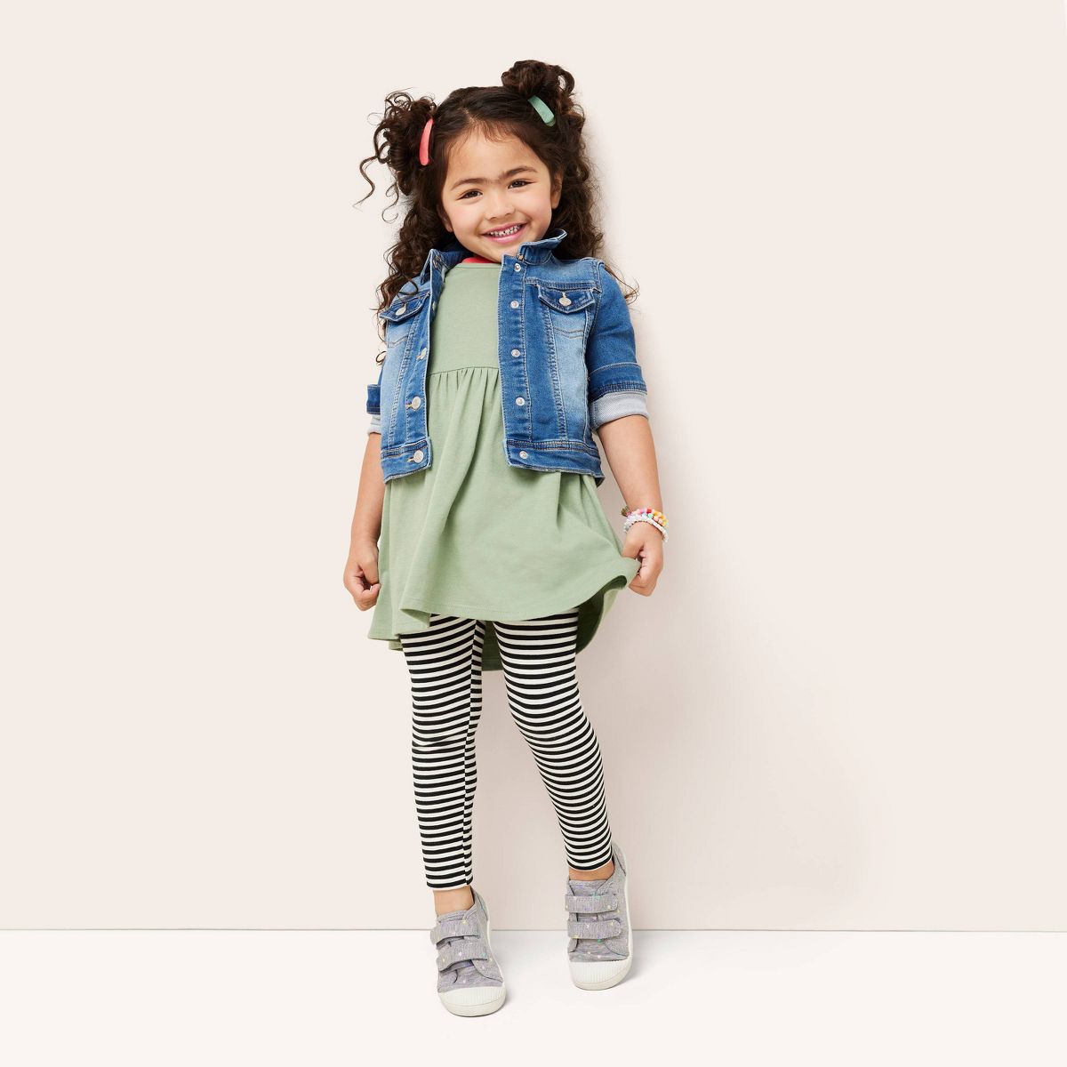 Toddler Girls' Short Sleeve Dress - Cat & Jack™ - thumbnail 5