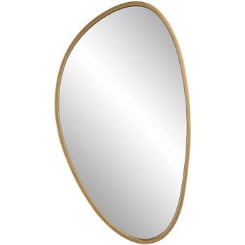 Uttermost Boomerang Aged Gold 20 1/4" x 36" Wall Mirror