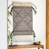 Livabliss Zanafi Tassels 36"H x 24"W Bohemian/Global Black Wall Tapestries - 2 of 3