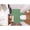 Garland Rug Garland Rug Gramercy 4'x6' Bathroom Carpet Deep : Microfiber, Machine Washable, Non-Slip Backing - image 2 of 4