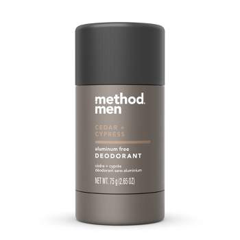 Method Men Aluminum Free Deodorant - Cedar + Cypress - 2.65oz