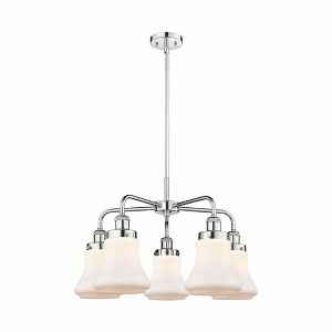 Bellmont - 5 Light Stem Hung Chandelier In Art Deco Style-15.25 Inches Tall and 24 Inches Wide - 1 of 1
