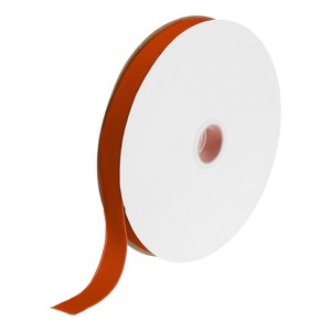 Unique Bargains Soft Single Face Spool Silky Velvet Ribbon for Bouquets DIY Crafts - 1 of 3