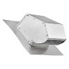 Lambro® 4-In. Aluminum Exhaust Roof Vent Cap with Screen, Damper, and Collar, 109R in Silver - 4 of 4