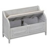 Cesicia Rustic Style Solid wood Entryway Multifunctional Storage Bench with Safety Hinge - 4 of 4
