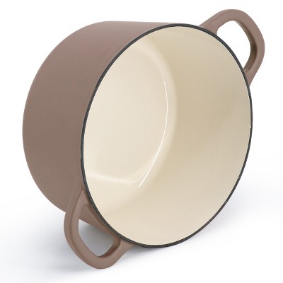 Crockpot Artisan 5 Quart Matte Enameled Cast Iron Dutch Oven - Thumbnail 3