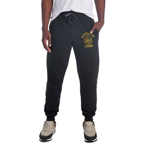 Harry Potter Hogwarts Alumni Crest Unisex Jogger Sweatpants with Pockets for Men and Women Black - 1 of 4