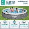 Bestway Fast Set Up Outdoor Round Inflatable Above Ground Swimming Pool Set with 330 GPH Filter Pump - 2 of 4