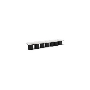 Meridian Furniture,Pavilion Boucle Fabric Bench - 1 of 4