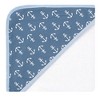 Hudson Baby Infant Boy Cotton Rich Hooded Towels, Pirate Elephant, One Size - 4 of 4