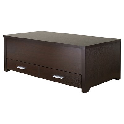 target coffee table with storage