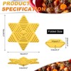 Unique Bargains Hexagon Star Heat Resistant Silicone Trivet Mat for Pots Coasters 2 Pcs - 2 of 4