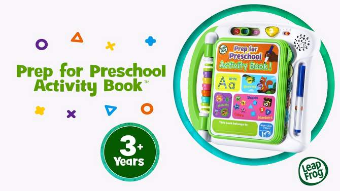 LeapFrog Prep for Preschool Activity Book, 2 of 13, play video