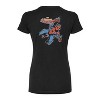 Women's - Marvel - Spider-man Grunge Style Fitted Graphic T-Shirt - 2 of 3