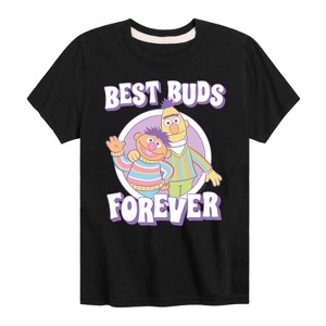 Boys' - Sesame Street - Best Buds Forever Short Sleeve Graphic T-Shirt - 1 of 4
