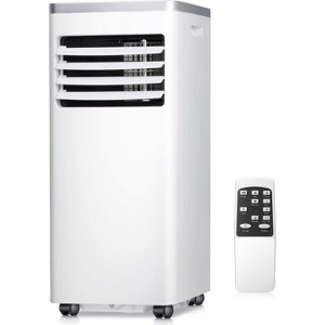 R.W flame 10,000BTU Portable AC Remote - controlled, cools 300 Sq.Ft spaces. 3 - in - 1 function: cooling, dehumidifying & fanning. For room,office - 1 of 4