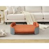 Lyngins Oval Elevated Indoor Pet Bed for Dogs & Cats,Comfy L-Size Dog Sofa Bed with Removable Mattress,Cat Bed - 3 of 4