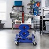 450 Lbs Capacity Low Profile Transmission Jack with Safety Straps, 7-23 Inch Lift Range, Heavy Duty Auto Repair Lifting Jack with 4 Wheels, Blue - 2 of 4