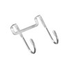 Unique Bargains Stainless Steel S-Shape Kitchen Over-Cabinet Drawer Hooks 2 Pcs - 3 of 4