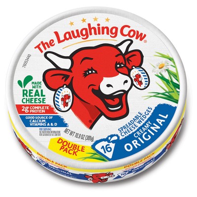The Laughing Cow Creamy Original Spreadable Cheese Wedges - 10.9oz/16ct, 1 of 5